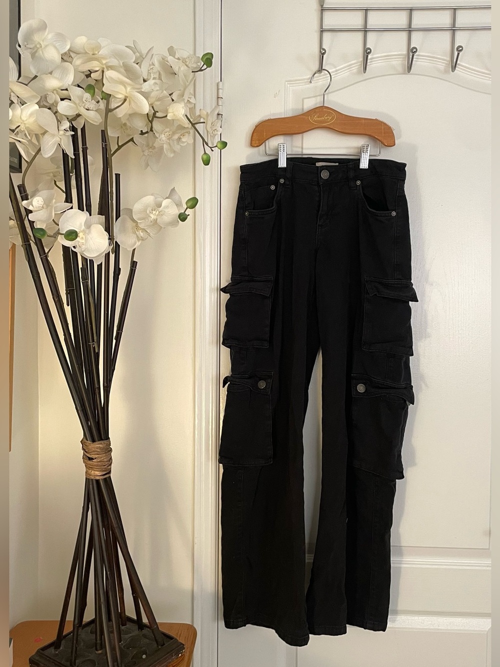 Garage High-Rise Cargo Jeans (wide leg)